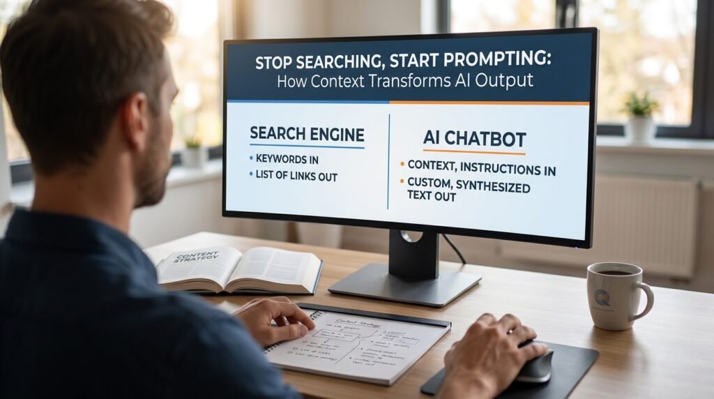 AI chatbot vs search engine mistake