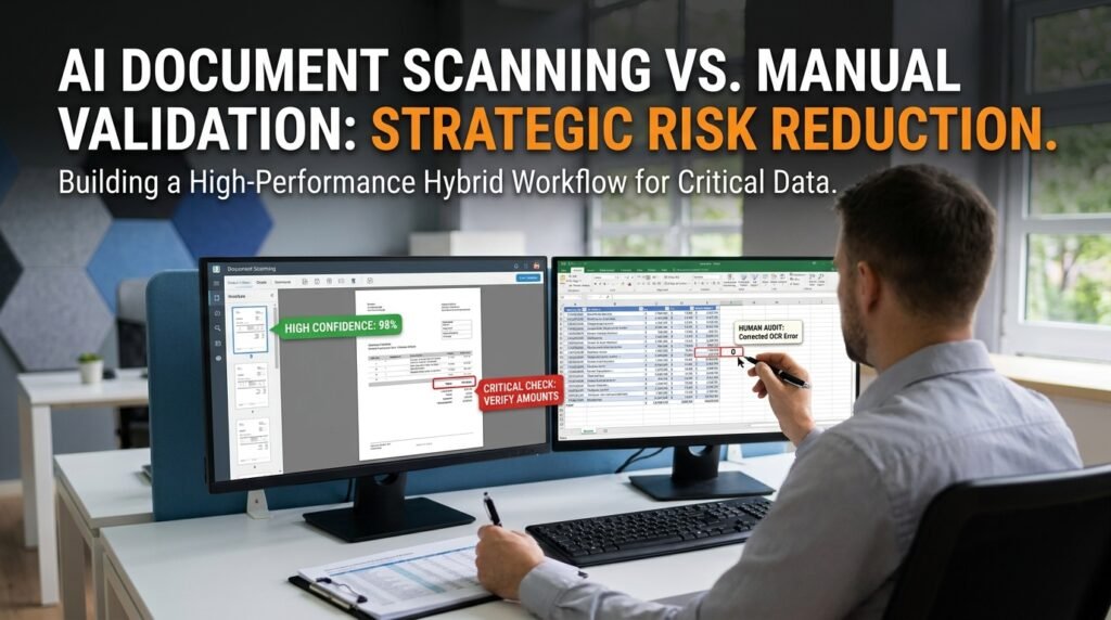 manual data entry vs AI document scanning