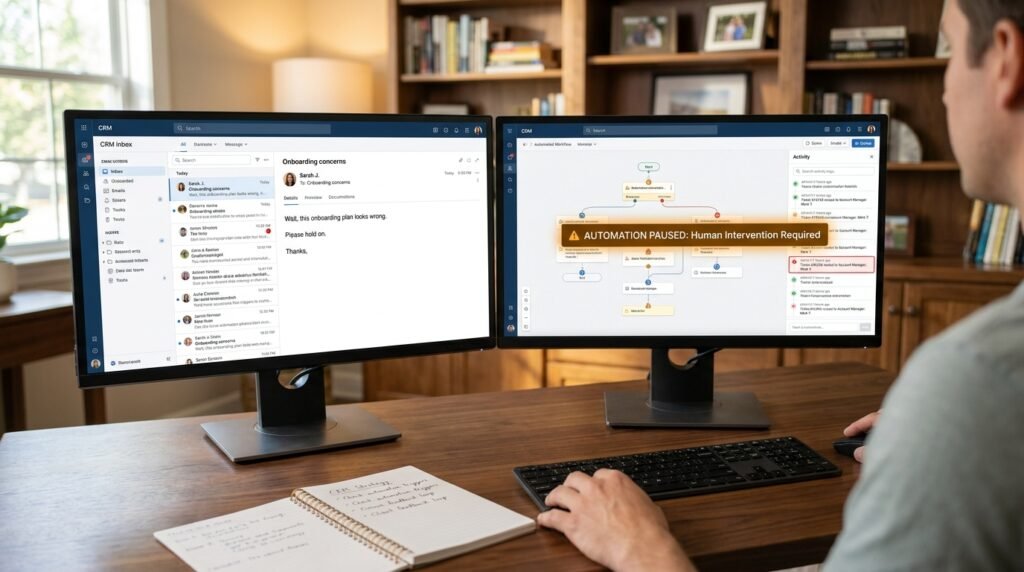Why relying entirely on AI automations for client onboarding creates friction