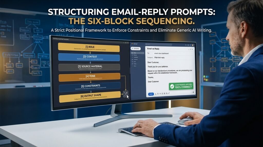 structure chatgpt prompts email replies