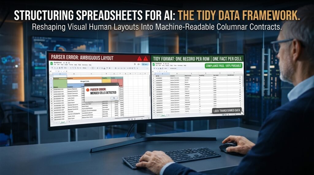structuring spreadsheet columns for ai analysis