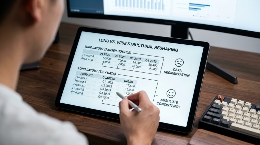 structuring spreadsheet columns for ai analysis