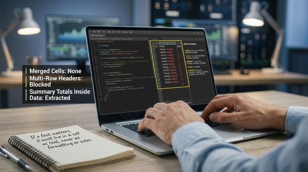 structuring spreadsheet columns for ai analysis